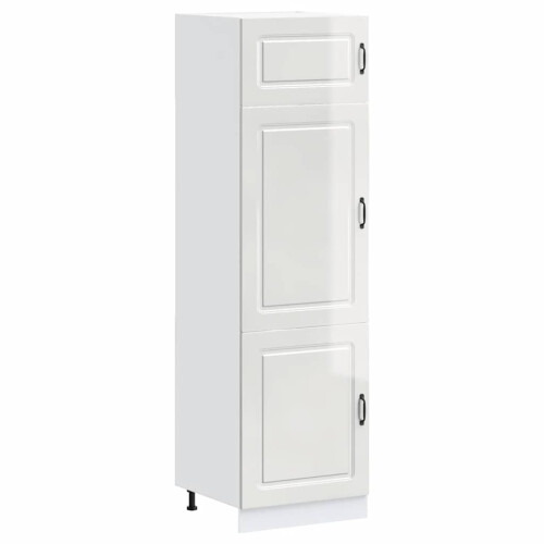 VidaXL vidaXL Kitchen Cupboard Kalmar High Gloss White Engineered Wood