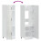 VidaXL vidaXL Kitchen Cupboard Kalmar High Gloss White Engineered Wood 7