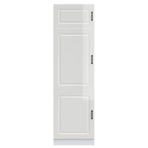VidaXL vidaXL Kitchen Cupboard Kalmar High Gloss White Engineered Wood 2