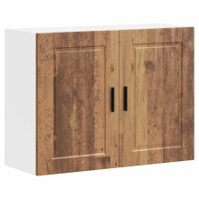 vidaXL Kitchen Wall Cabinet Porto Old Wood Engineered Wood kitchen wall unit