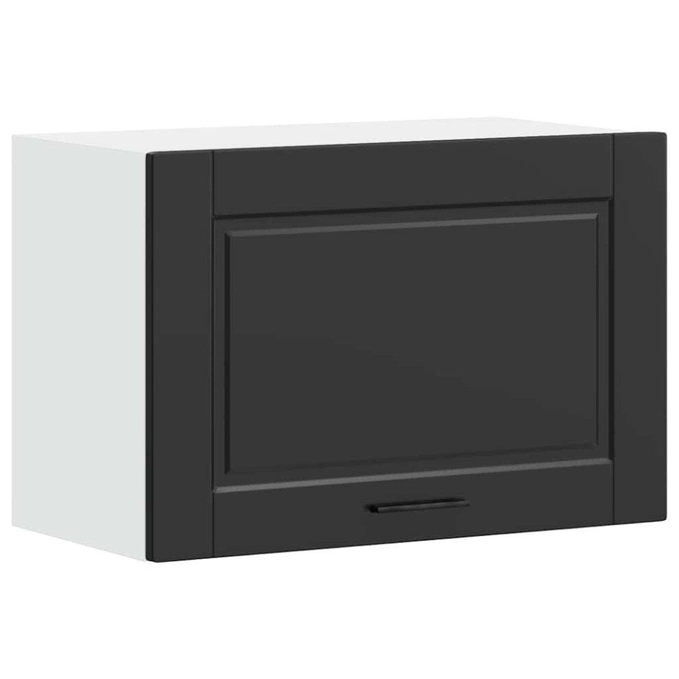 vidaXL Kitchen Wall Cabinet Porto Black Engineered Wood kitchen wall unit