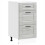 VidaXL vidaXL Kitchen Base Cabinet Porto Grey Sonoma Engineered Wood 2