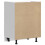 VidaXL vidaXL Kitchen Base Cabinet Kalmar High Gloss White Engineered Wood 7