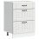 VidaXL vidaXL Kitchen Base Cabinet Lucca White Engineered Wood sink base cabinet 2