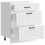 VidaXL vidaXL Kitchen Base Cabinet Lucca White Engineered Wood sink base cabinet 5