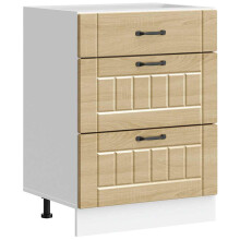 vidaXL Kitchen Base Cabinet Lucca Sonoma Oak Engineered Wood sink base cabinet