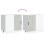VidaXL vidaXL Kitchen Base Cabinet Lucca Concrete Grey Engineered Wood 7