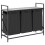 VidaXL vidaXL Laundry Basket 3 Compartments with Shelf Grey Sonoma laundry hamper 1