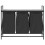 VidaXL vidaXL Laundry Basket 3 Compartments with Shelf Grey Sonoma laundry hamper 6