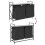 VidaXL vidaXL Laundry Basket 2 Compartments with Shelf Grey Sonoma laundry hamper 10