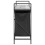 VidaXL vidaXL Laundry Basket 2 Compartments with Shelf Grey Sonoma laundry hamper 7