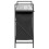 VidaXL vidaXL Laundry Basket 3 Compartments with Shelf Grey Sonoma laundry hamper 7