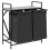 VidaXL vidaXL Laundry Basket 2 Compartments with Shelf Grey Sonoma laundry hamper 5