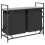 VidaXL vidaXL Laundry Basket 2 Compartments with Shelf Grey Sonoma laundry hamper 8