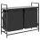 VidaXL vidaXL Laundry Basket 2 Compartments with Shelf Grey Sonoma laundry hamper 1