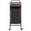 VidaXL vidaXL Laundry Basket 3 Compartments with Wheels Brown Oak laundry hamper 7