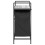 VidaXL vidaXL Laundry Basket 2 Compartments with Shelf Grey Sonoma laundry hamper 7