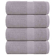 vidaXL Gästetücher FROGN 4 Stk. Grau 30x50 cm 360 g/m²