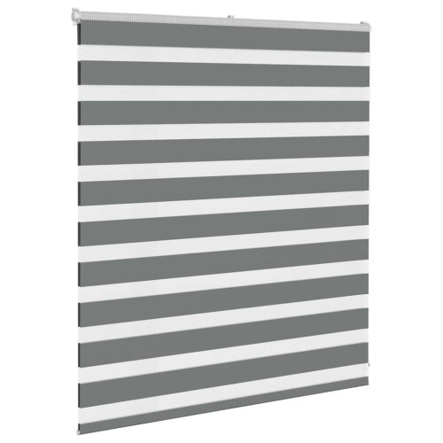 VidaXL vidaXL Doppelrollo Dunkelgrau 125x100 cm Stoffbreite 120,9 cm Polyester 2