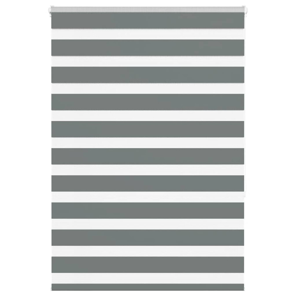 Vidaxl (Dark Grey, 115 X 150 Cm) Zebra Blind Fabric Polyester