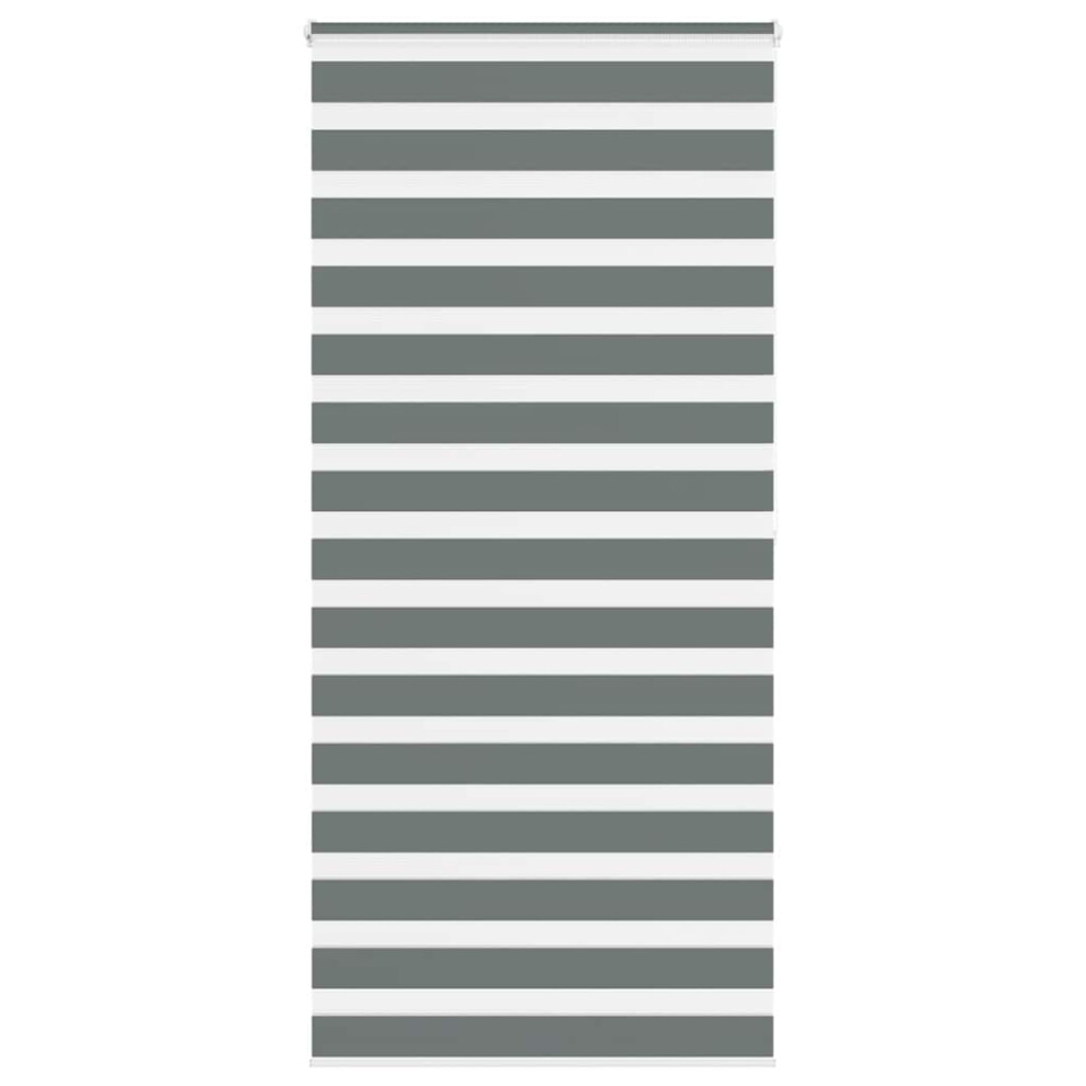 Vidaxl (Dark Grey, 115 X 200 Cm) Zebra Blind Fabric Polyester