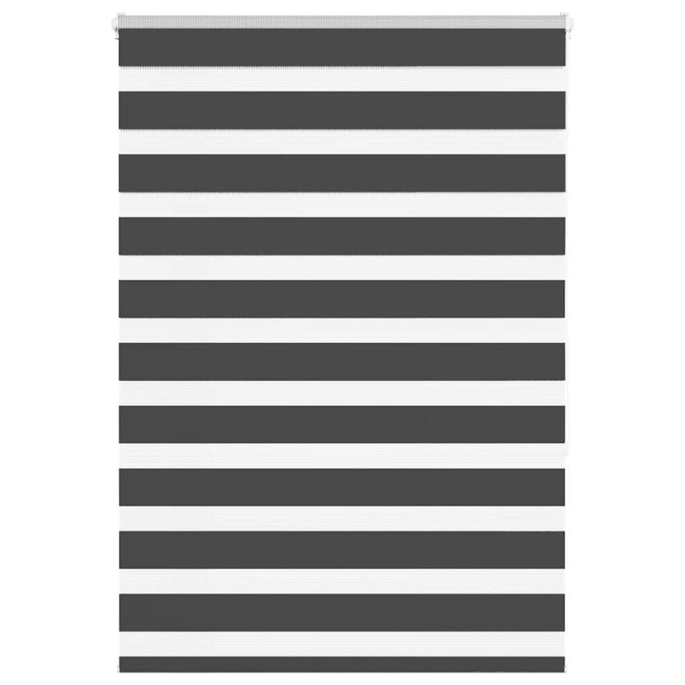 Vidaxl (Black, 115 X 150 Cm) Zebra Blind Fabric Polyester