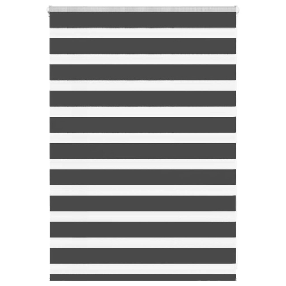 Vidaxl (Black, 115 X 100 Cm) Zebra Blind Fabric Polyester