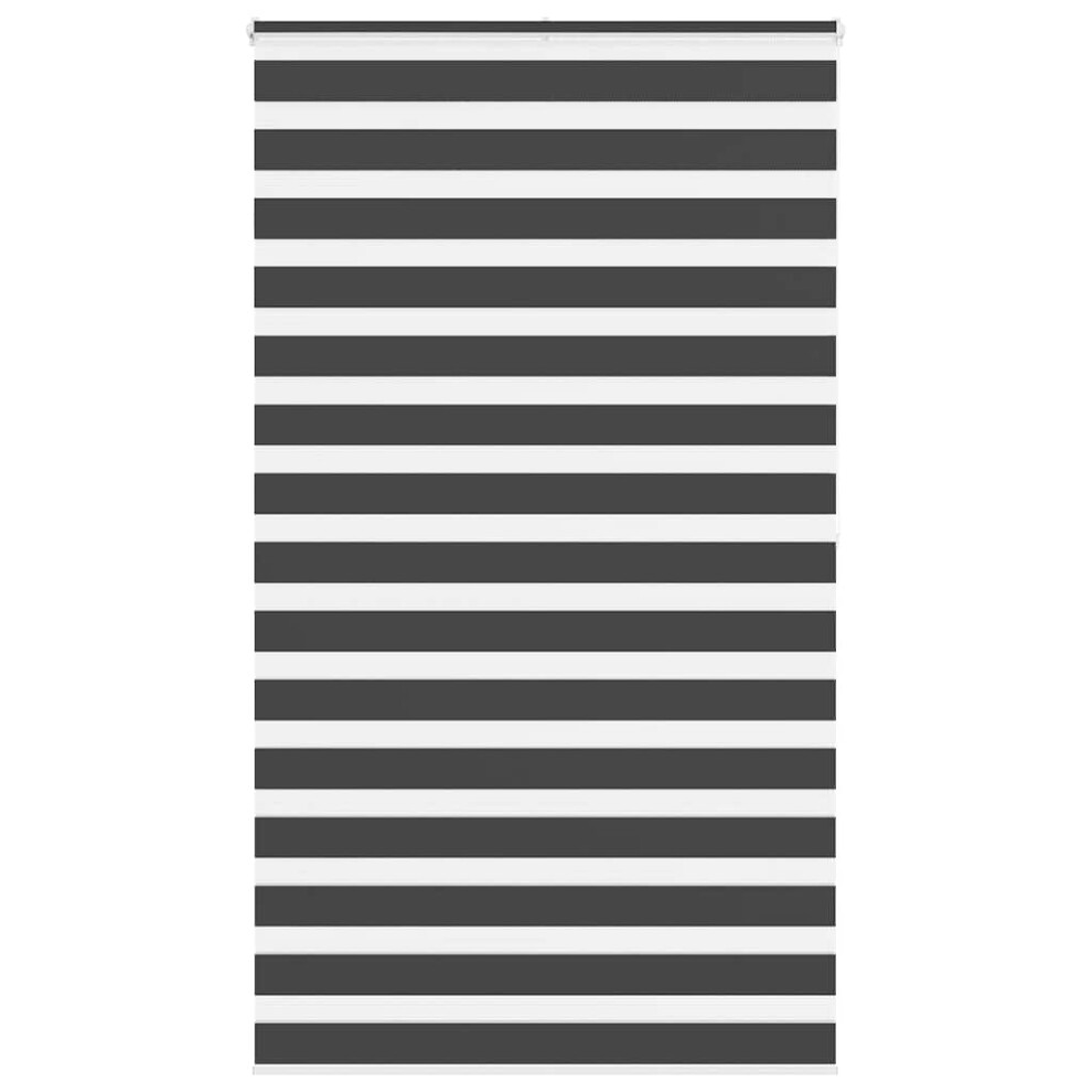 Vidaxl (Black, 125 X 200 Cm) Zebra Blind Fabric Polyester