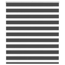 (black, 120 x 100 cm) vidaXL Zebra Blind Fabric Polyester