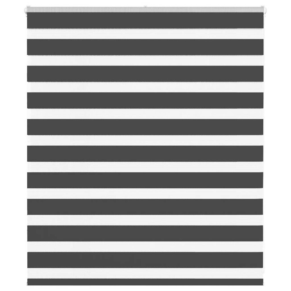 Vidaxl (, 120 X 100 Cm) Zebra Blind Fabric Polyester Black
