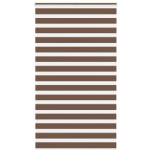 (brown, 125 x 200 cm) vidaXL Zebra Blind Fabric Polyester