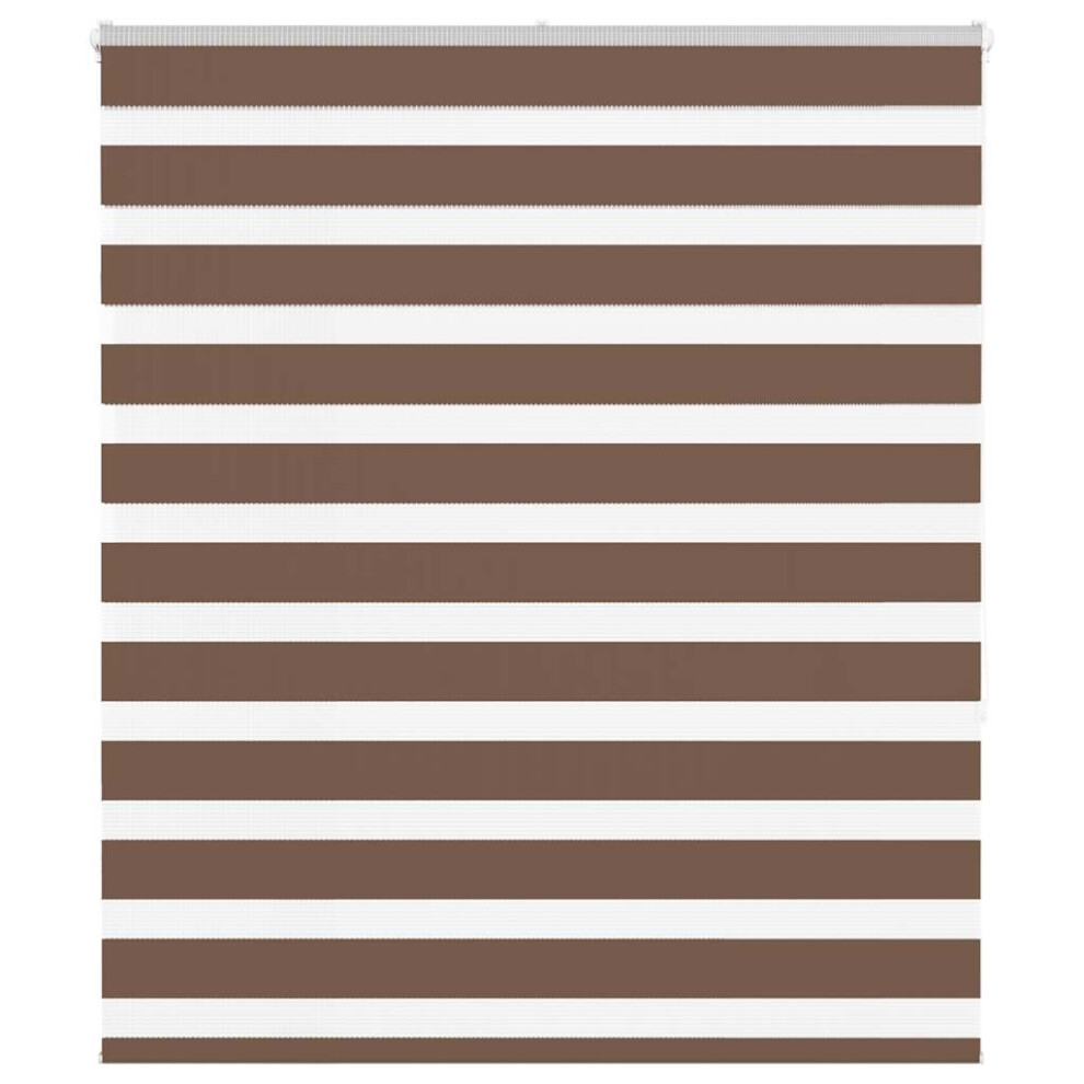 Vidaxl (, 120 X 150 Cm) Zebra Blind Fabric Polyester Brown