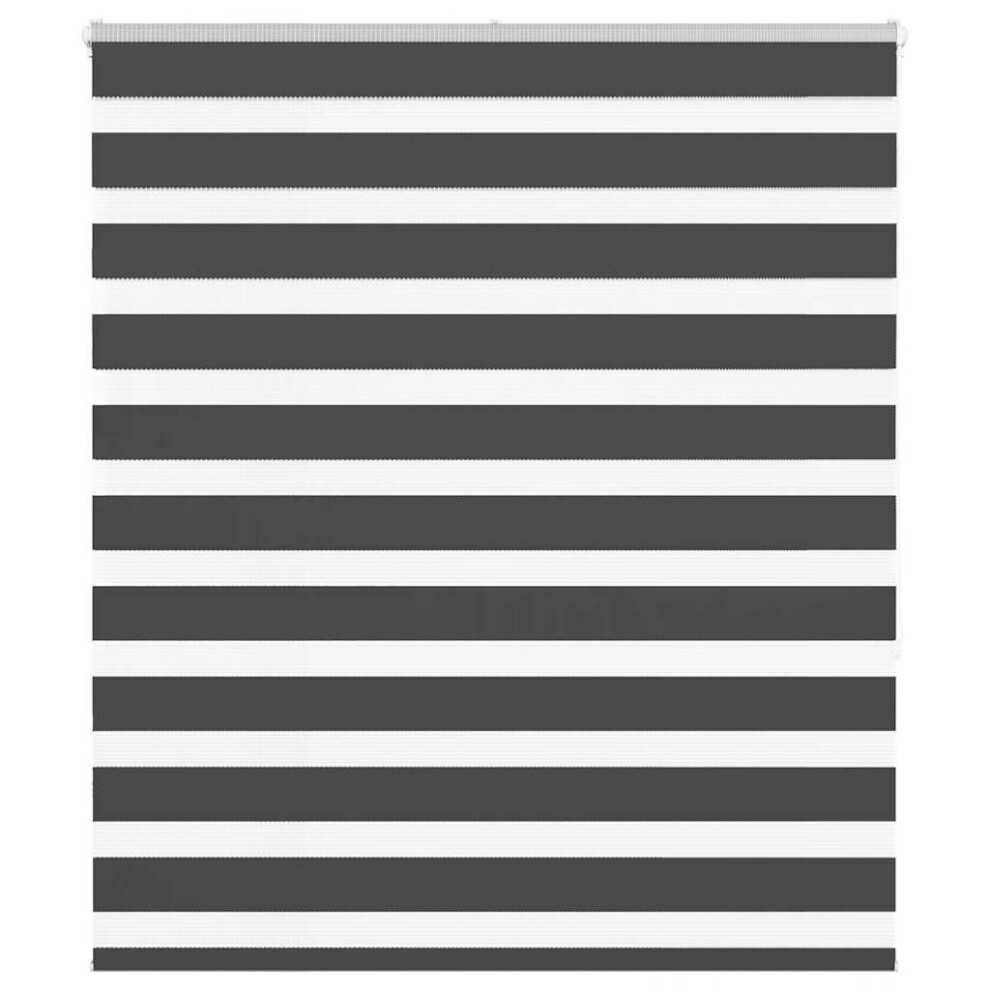 Vidaxl (Black, 125 X 150 Cm) Zebra Blind Fabric Polyester