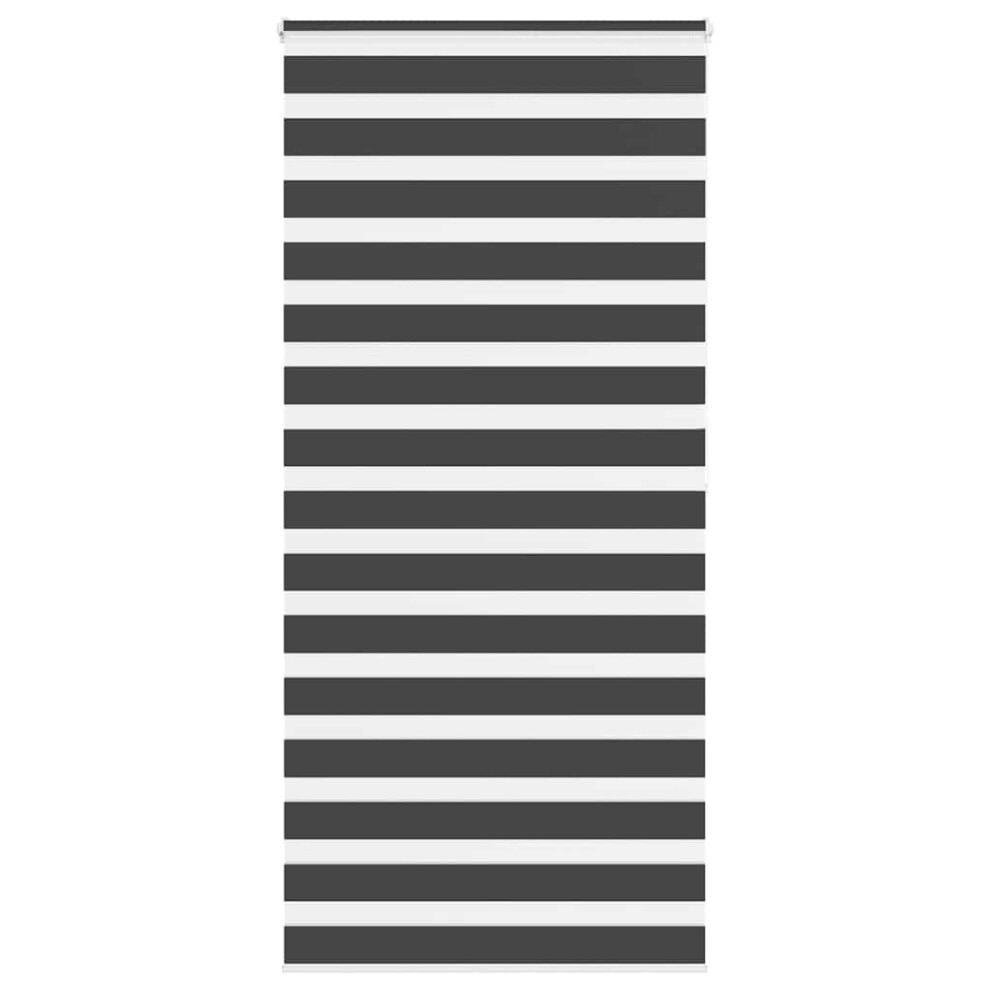 Vidaxl (Black, 110 X 200 Cm) Zebra Blind Fabric Polyester