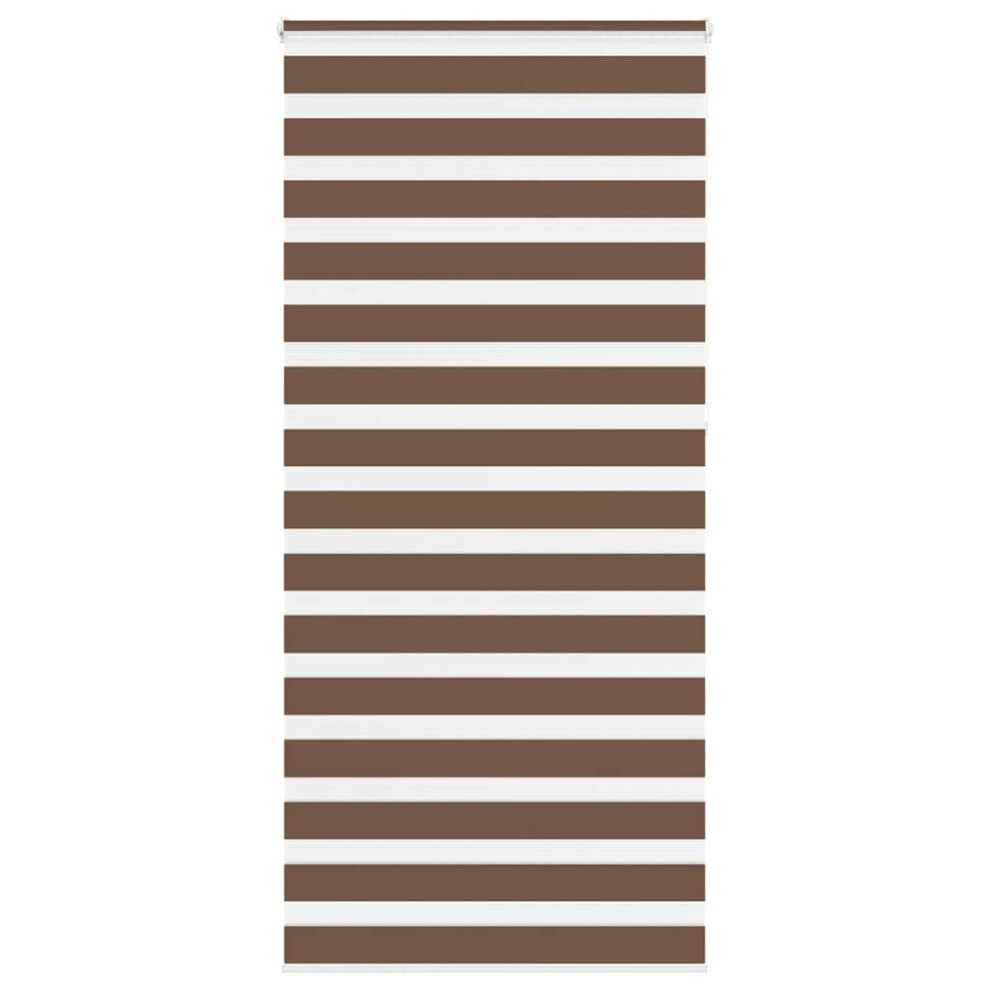 Vidaxl (, 110 X 230 Cm) Zebra Blind Fabric Polyester Brown