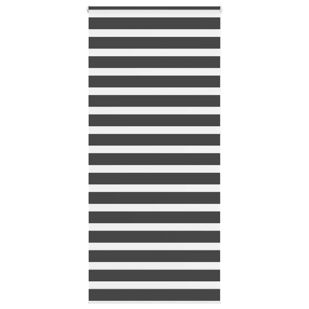 Vidaxl (Black, 115 X 230 Cm) Zebra Blind Fabric Polyester