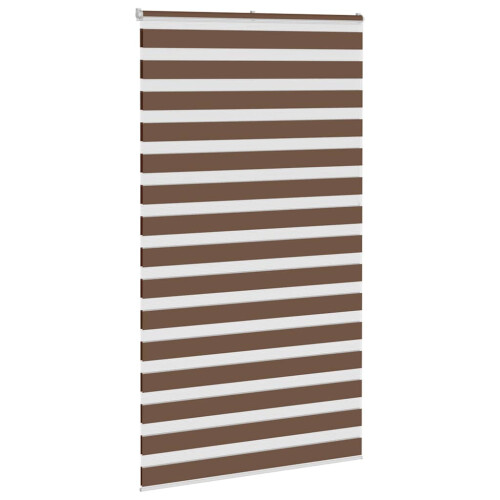 VidaXL (brown, 125 x 200 cm) vidaXL Zebra Blind Fabric Polyester 2