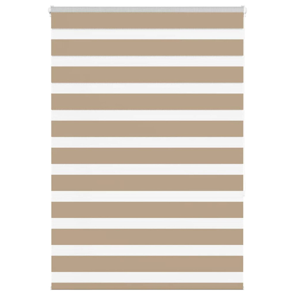 Vidaxl (Sand Brown, 115 X 150 Cm) Zebra Blind Fabric Polyester