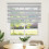 VidaXL (light grey, 125 x 150 cm) vidaXL Zebra Blind Fabric Polyester 2
