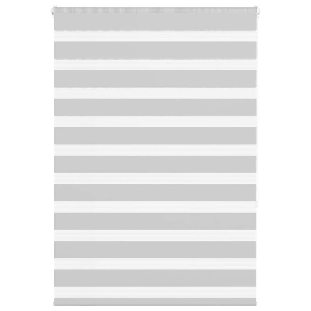 Vidaxl (Light Grey, 110 X 150 Cm) Zebra Blind Fabric Polyester