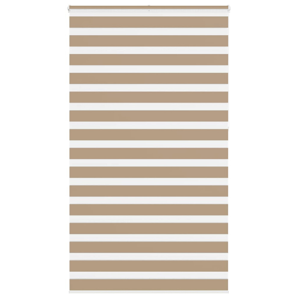 Vidaxl (Sand 120 X 230 Cm) Zebra Blind Fabric Polyester Brown