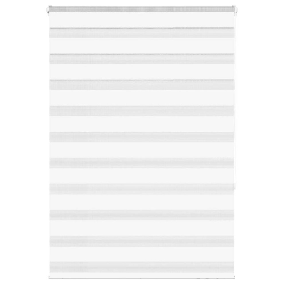 Vidaxl (White, 110 X 150 Cm) Zebra Blind Fabric Polyester