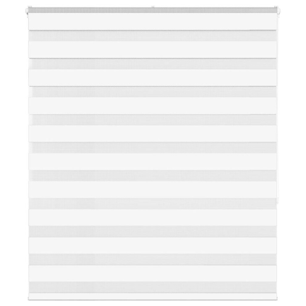 Vidaxl (, 120 X 150 Cm) Zebra Blind Fabric Polyester White