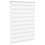 VidaXL (white, 110 x 100 cm) vidaXL Zebra Blind Fabric Polyester 3