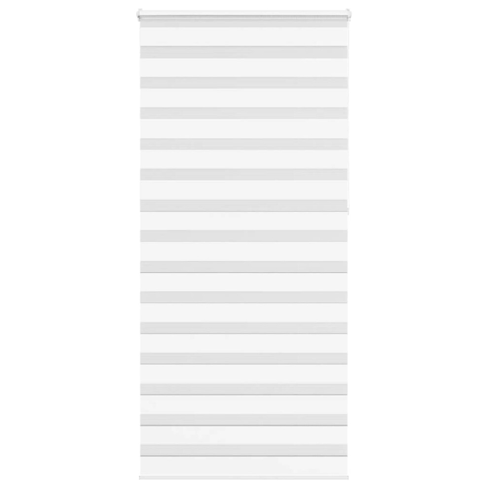 Vidaxl (, 110 X 230 Cm) Zebra Blind Fabric Polyester White