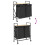 VidaXL vidaXL Laundry Basket 2 Compartments with Wheels Sonoma Oak laundry hamper 9