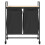 VidaXL vidaXL Laundry Basket 2 Compartments with Wheels Sonoma Oak laundry hamper 6