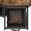 VidaXL vidaXL Laundry Basket 3 Compartments with Wheels Smoked Oak laundry hamper 11