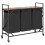 VidaXL vidaXL Laundry Basket 3 Compartments with Wheels Smoked Oak laundry hamper 8