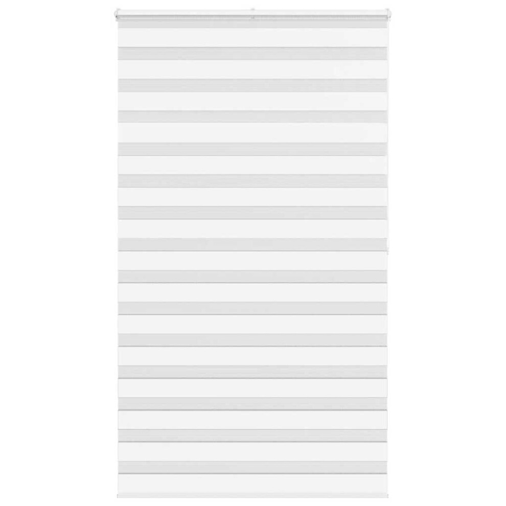Vidaxl (, 120 X 200 Cm) Zebra Blind Fabric Polyester White